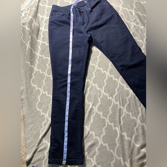 LL Bean dark wash jeans (photos don’t show hard like-new dark) 10 Petite - Picture 5 of 11